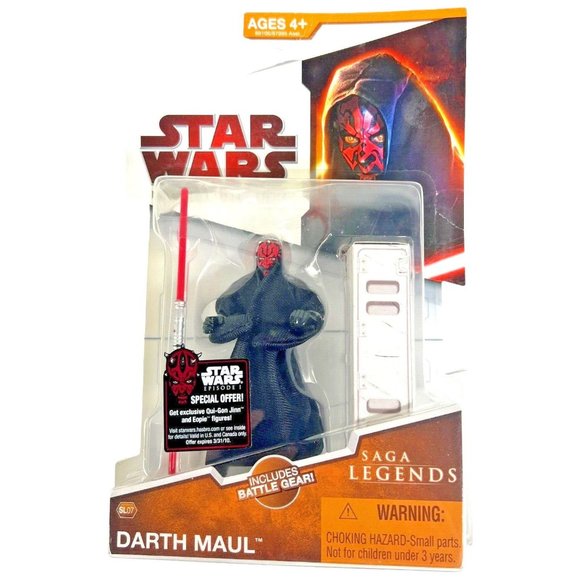 Hasbro Star Wars Legacy Saga Legend SL07 Darth Maul Figure With Battle Gear 2009 - Picture 2 of 6